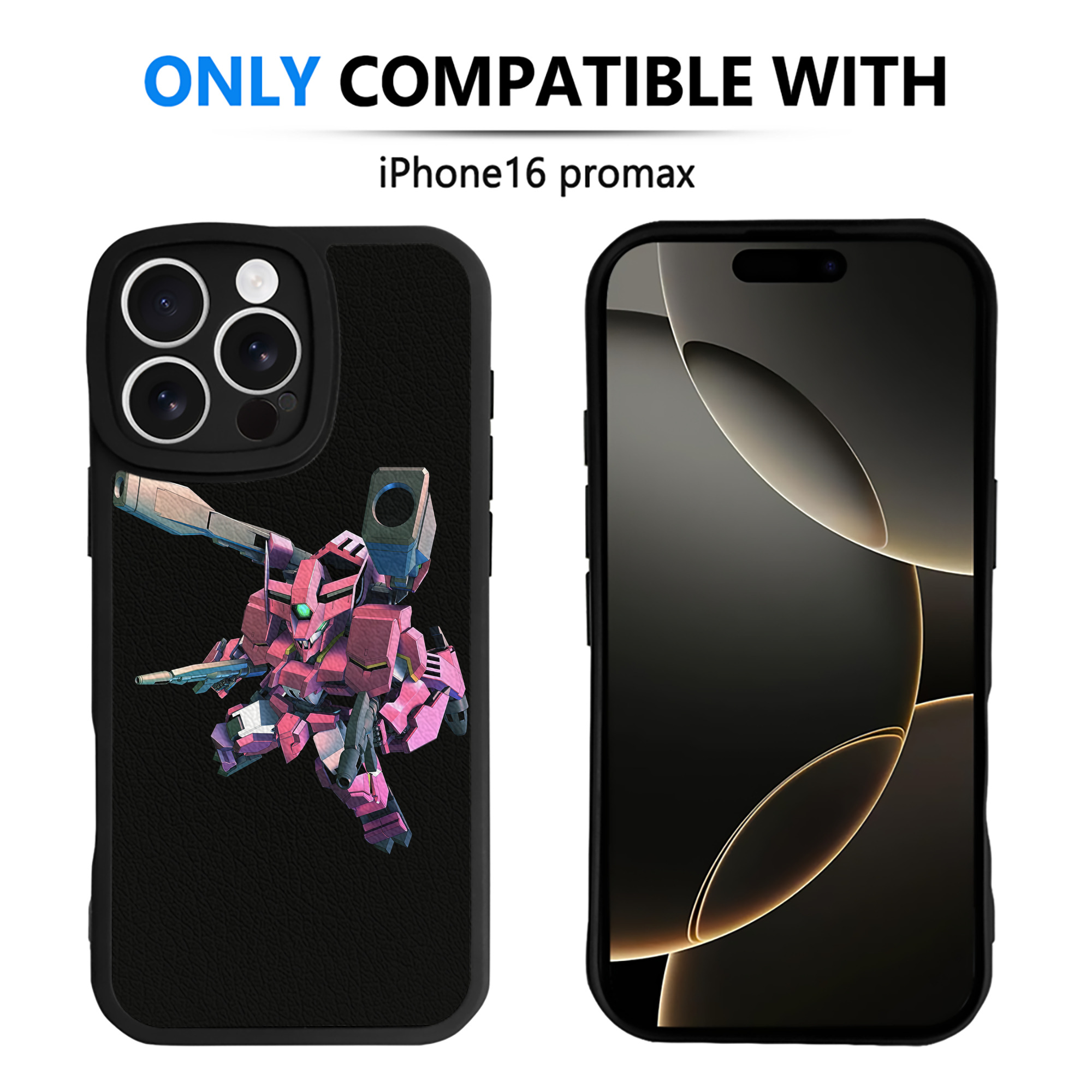 （画像用） 機動戦士ガンダム Mobile Suit Gundam 【iPhone 16シリーズ対応】シリコンスマホケース（レザー調） 材質：シリコン